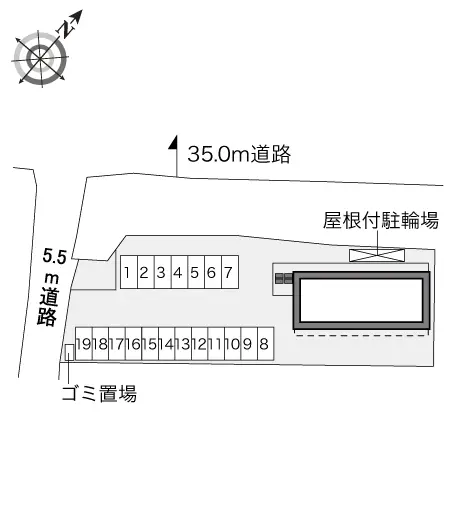 下関市長府才川１丁目 月極駐車場